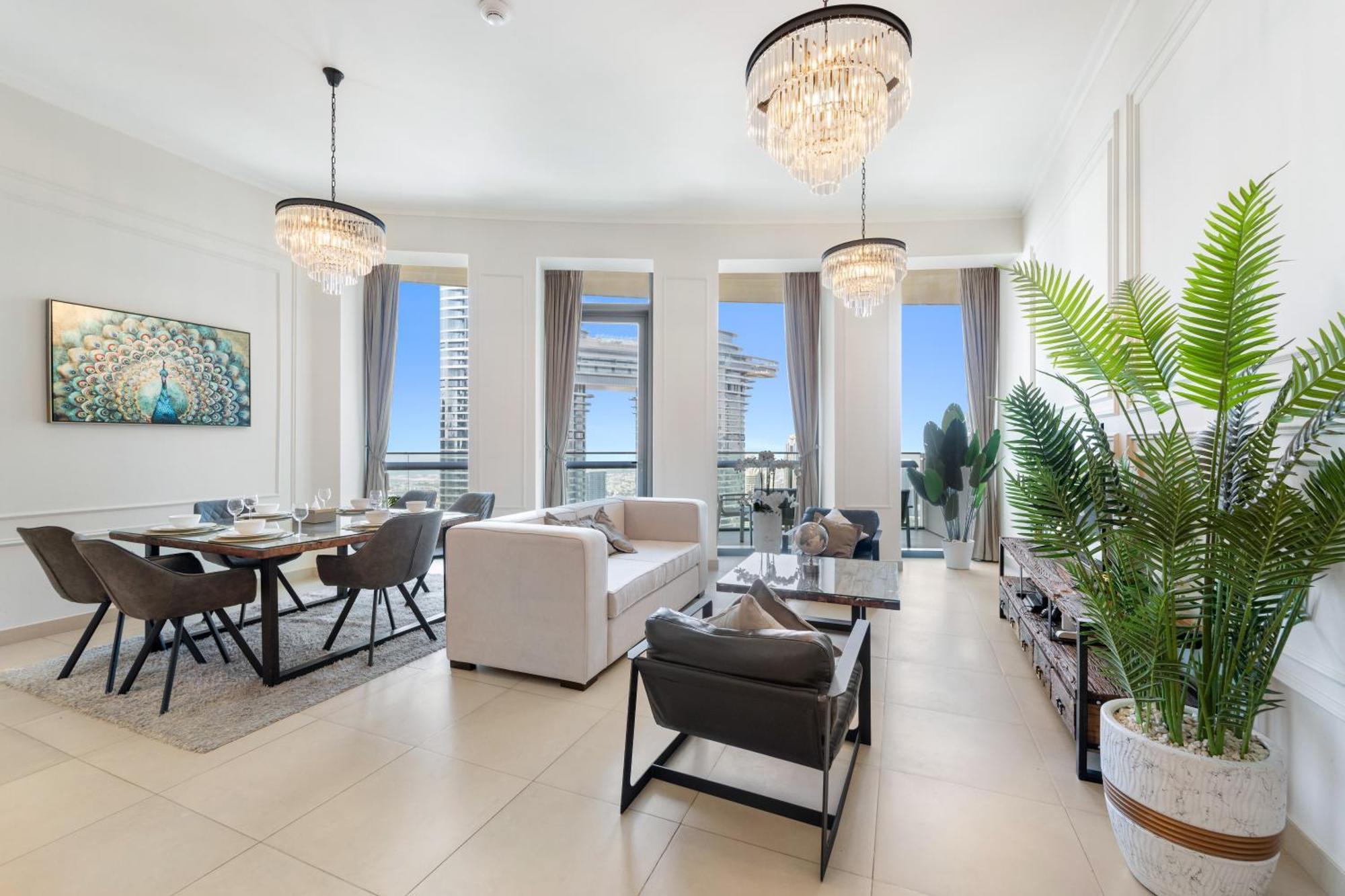 First Class 2br With Full Skyline & Sea View