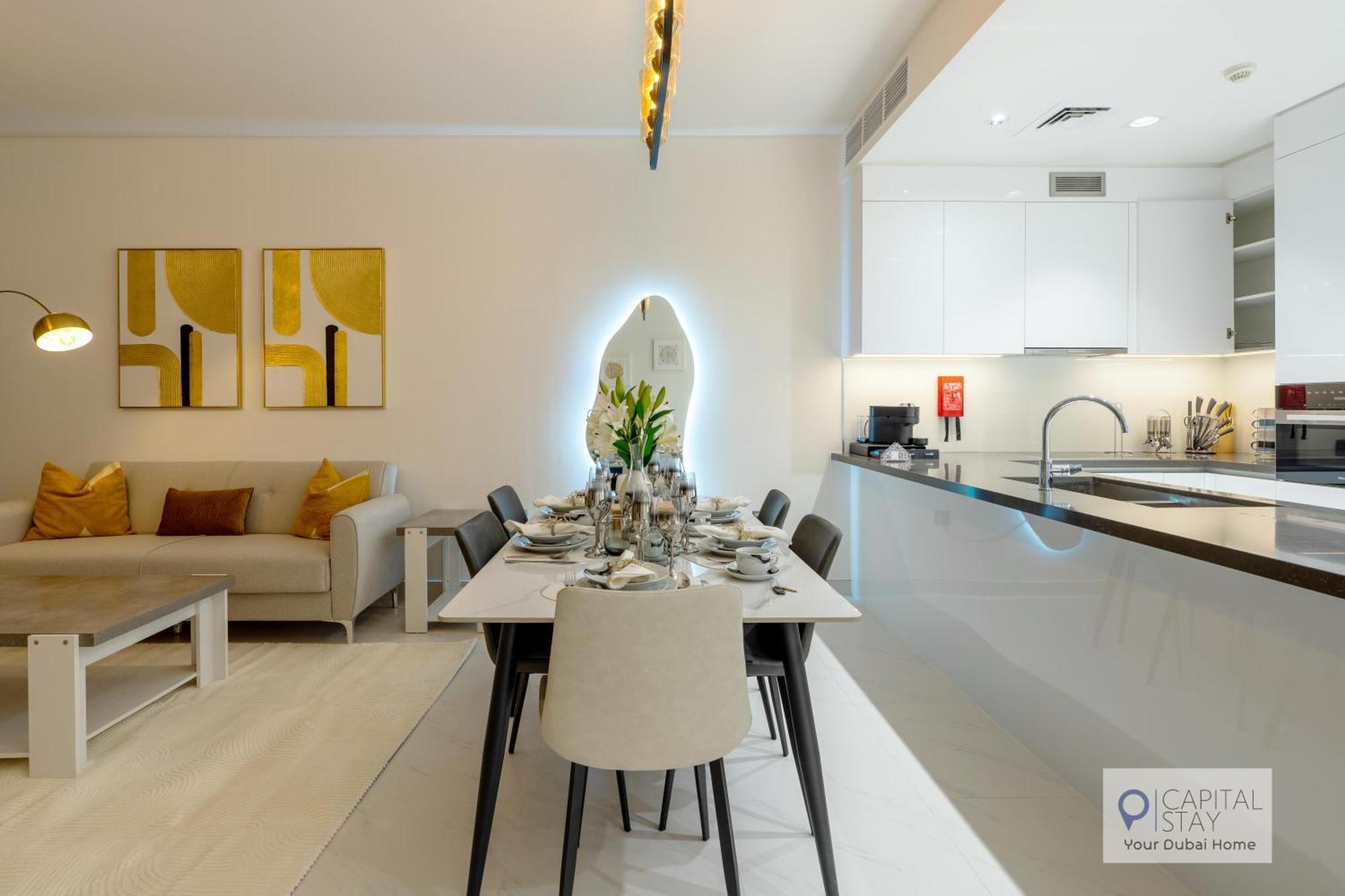 Apartment 2 Bed In District One - Lagoon Views *