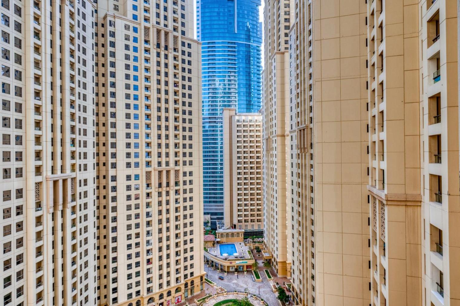 Apartment Blueground Jbr Marina View Pool Fitness Dxb-1482 *