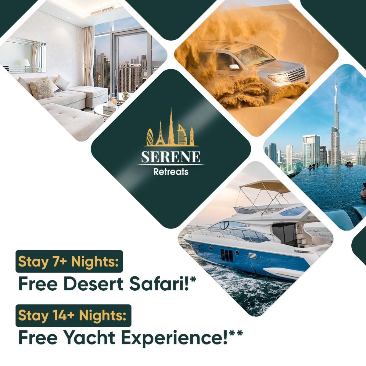 Serene Retreats Paramount 2 Bed Flat With Burj View Apartment Dubai