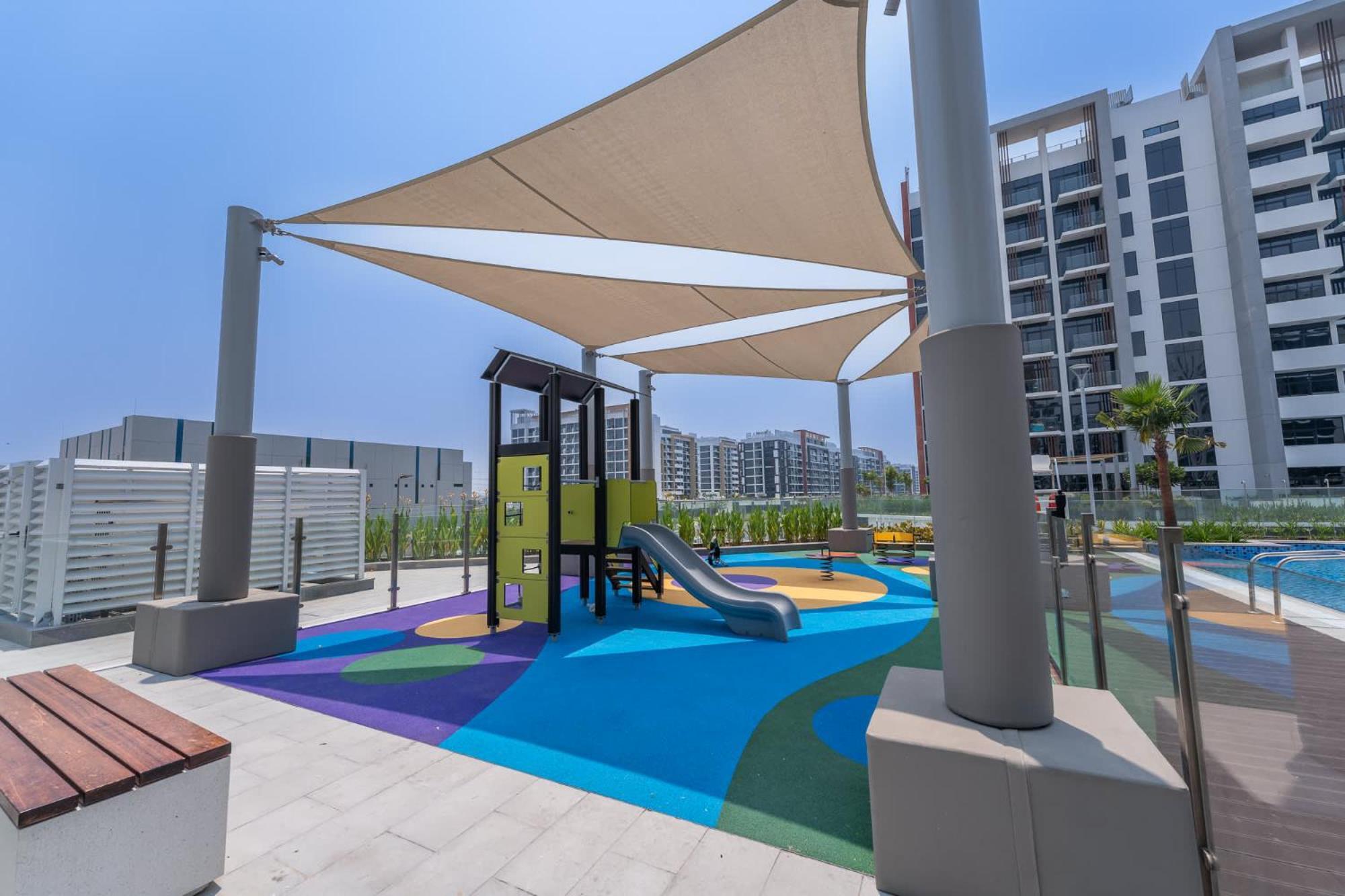Apartment Vibrant At Azizi Riviera In Maydan One, Near Burj Khalifa *