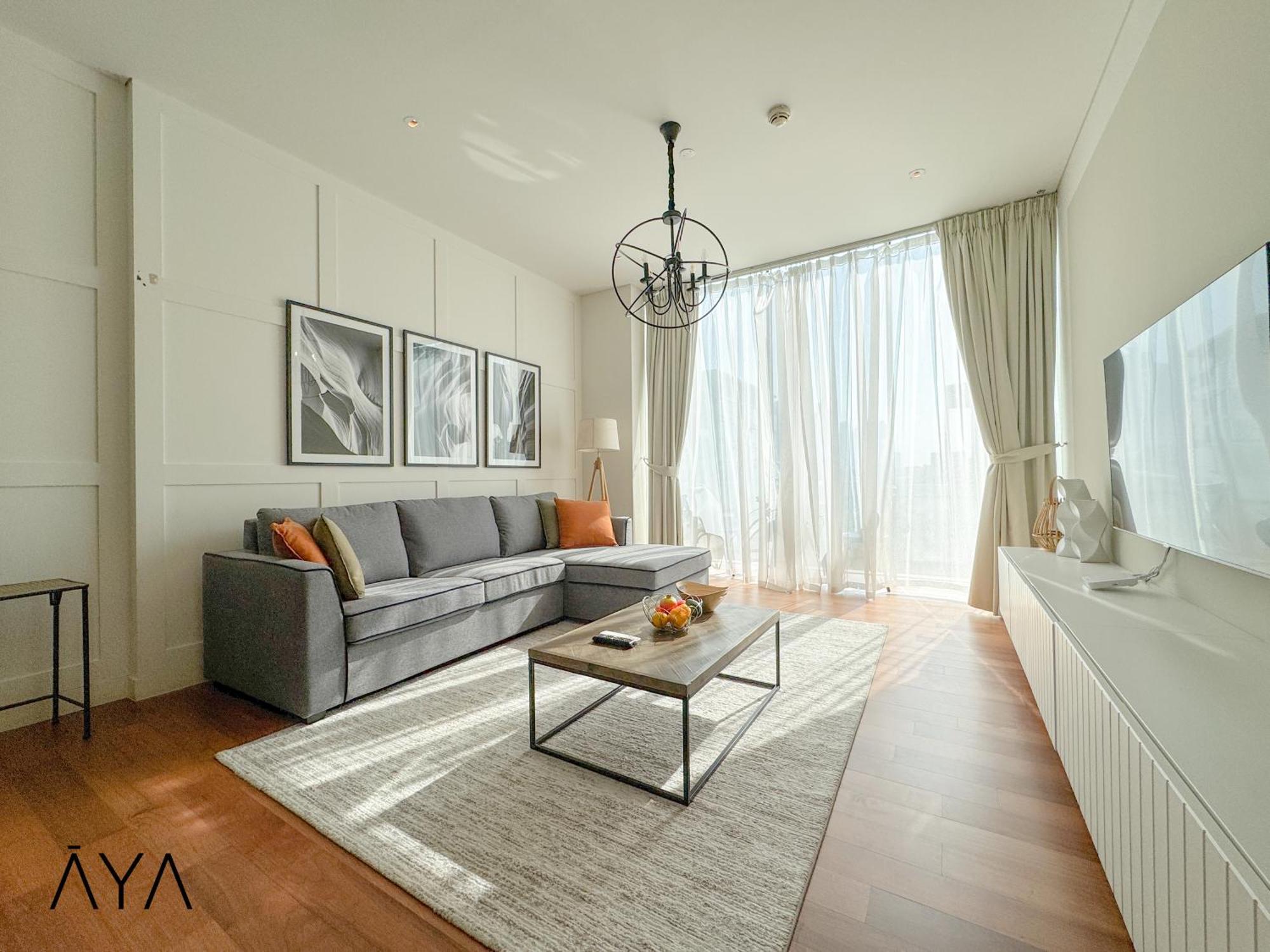 Apartment Luxury With Pool, Patio & Gym In Walk By Aya Boutique Dubai