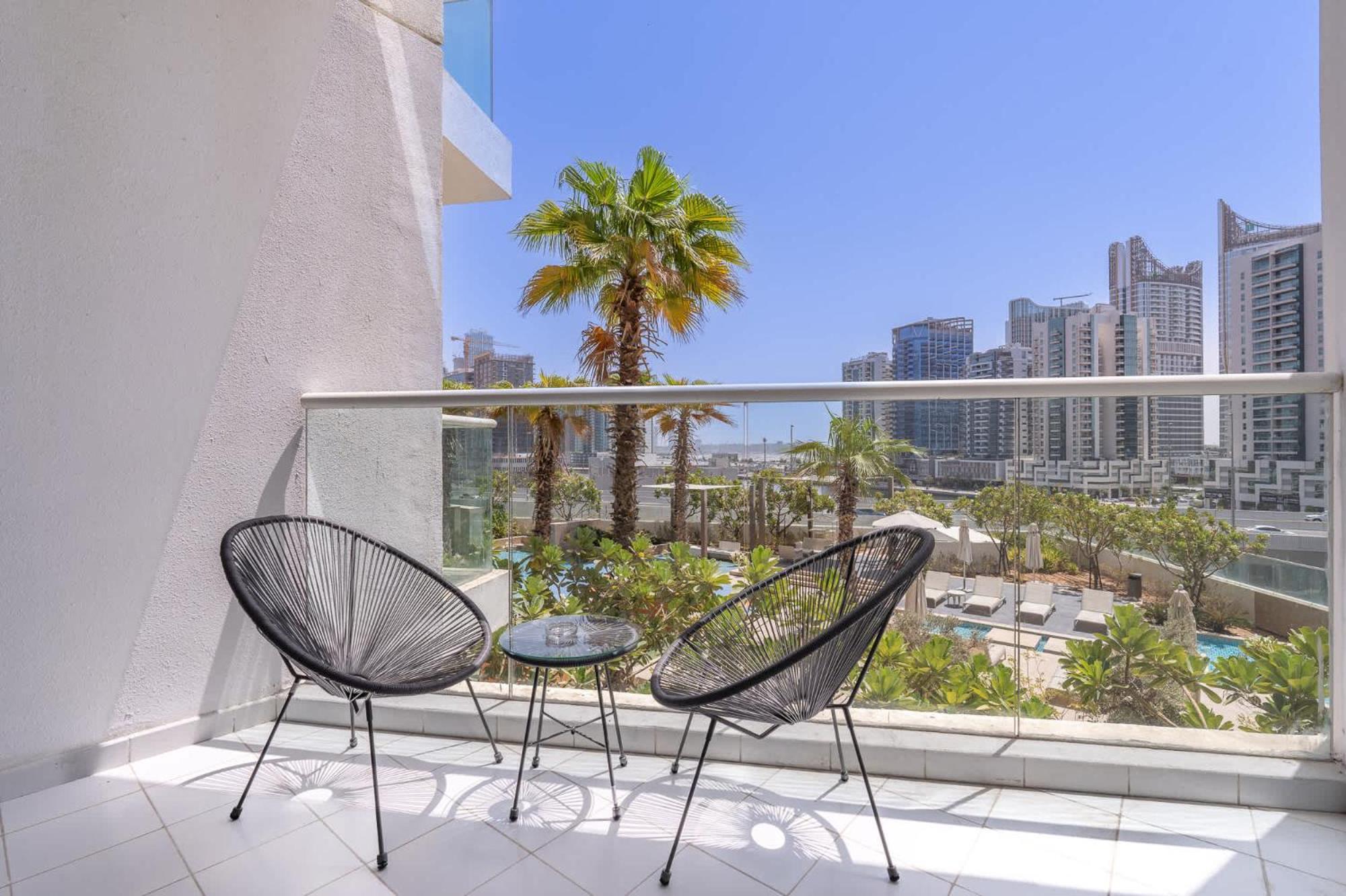 Apartment Cozy Perfect For 4 At Damac Maison Prive Dubai