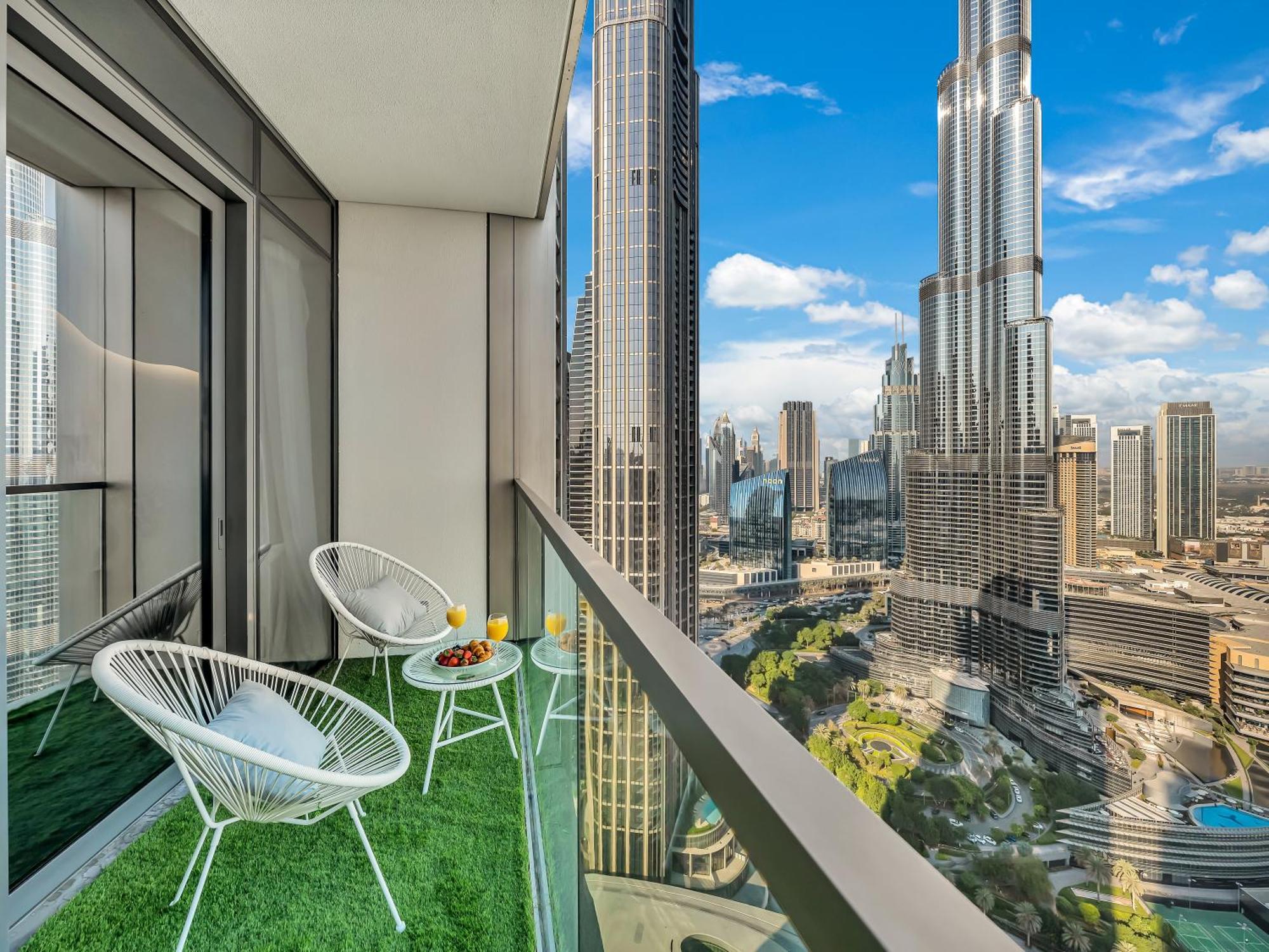 Apartment Smartstay At Grande Signature - Burj Khalifa View - 5 Min Mall - Downtown - Brand New Luxury