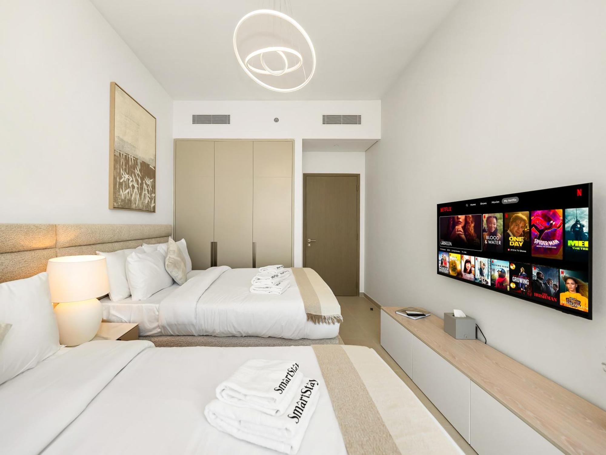Apartment Smartstay At Grande Signature - Burj Khalifa View - 5 Min Mall - Downtown - Brand New Luxury Dubai