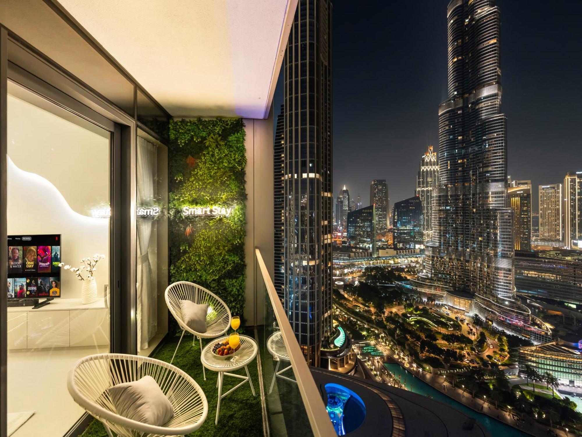 Apartment Smartstay At Grande Signature - Burj Khalifa View - 5 Min Mall - Downtown - Brand New Luxury