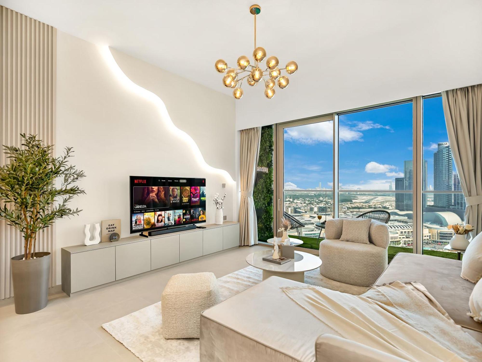 Smartstay At Grande Signature - Burj Khalifa View - 5 Min Mall - Downtown - Brand New Luxury Apartment *