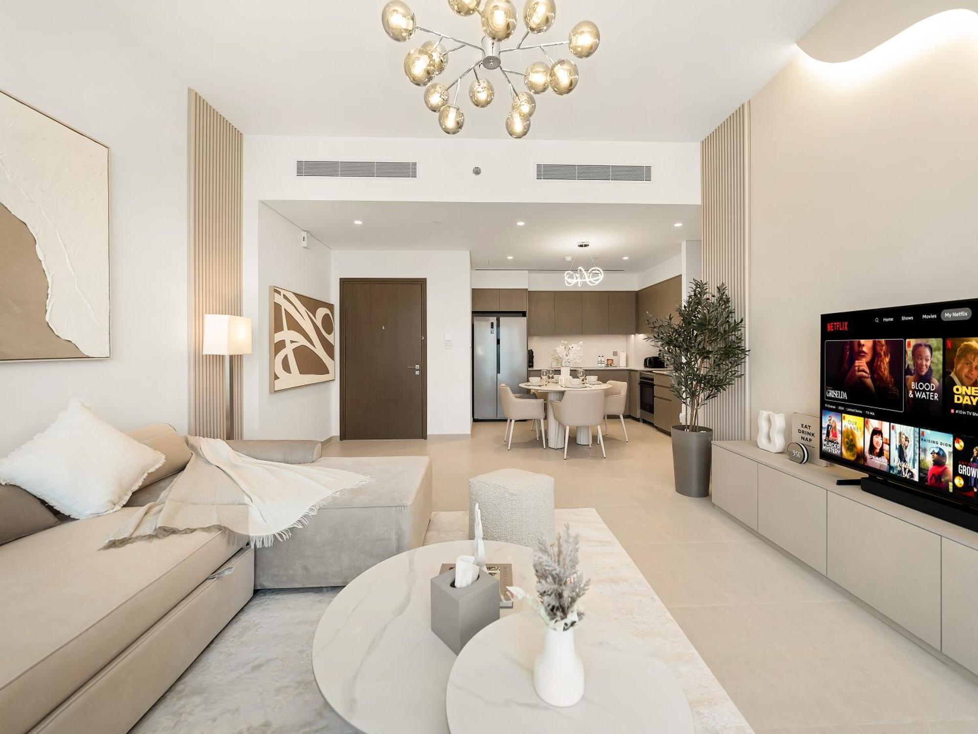 Apartment Smartstay At Grande Signature - Burj Khalifa View - 5 Min Mall - Downtown - Brand New Luxury *