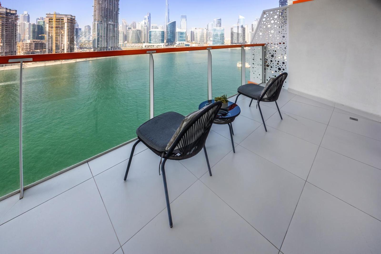 Apartment Binghatti Millennium - Burj Khalifa & Canal Views, Business Bay *