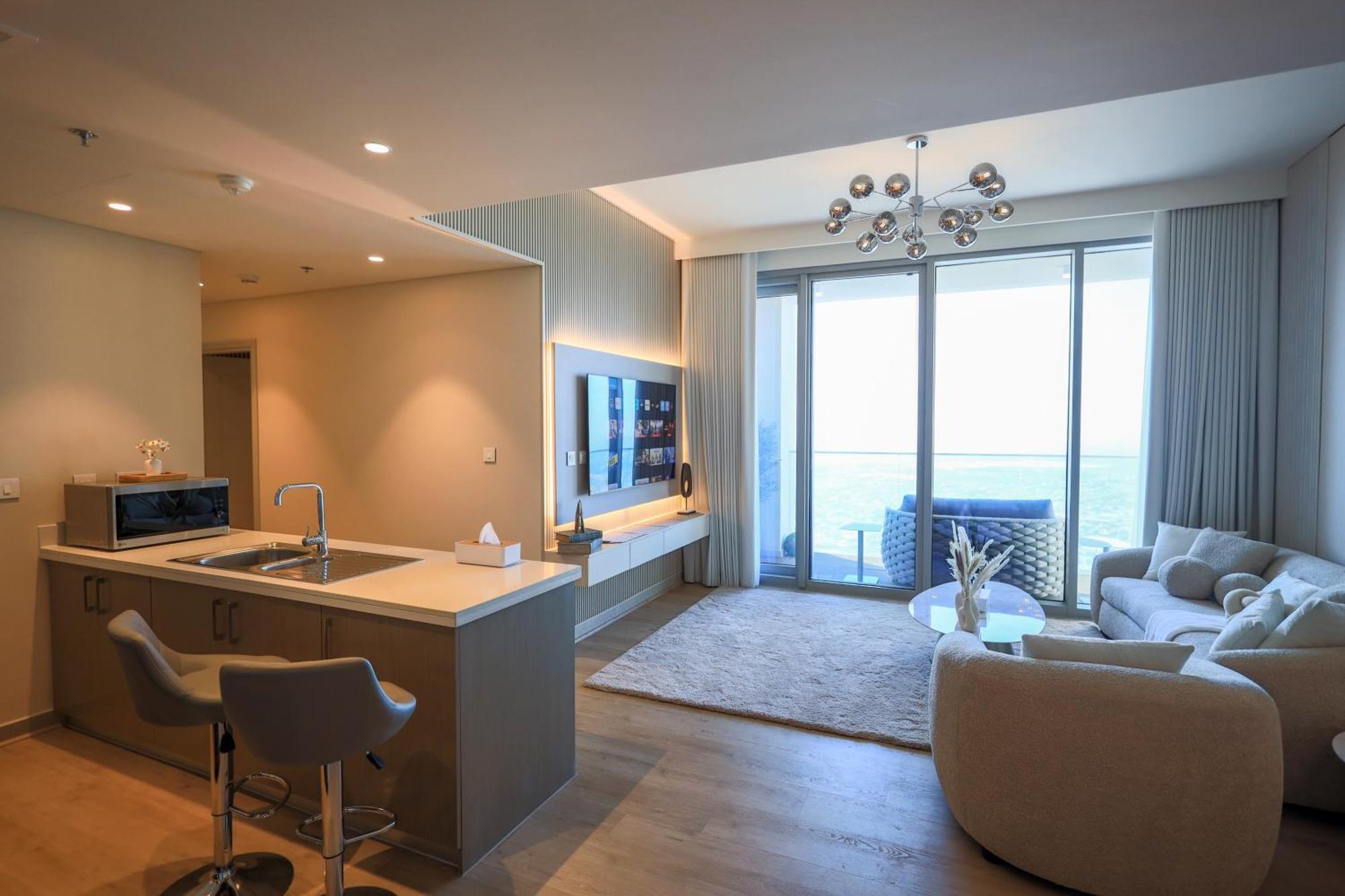 Vip Experience Downtown At Forte- Sea View- Modern Luxury Dubai