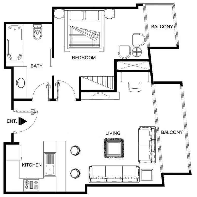 Apartment Lux The Emaar Fashion Avenue 2