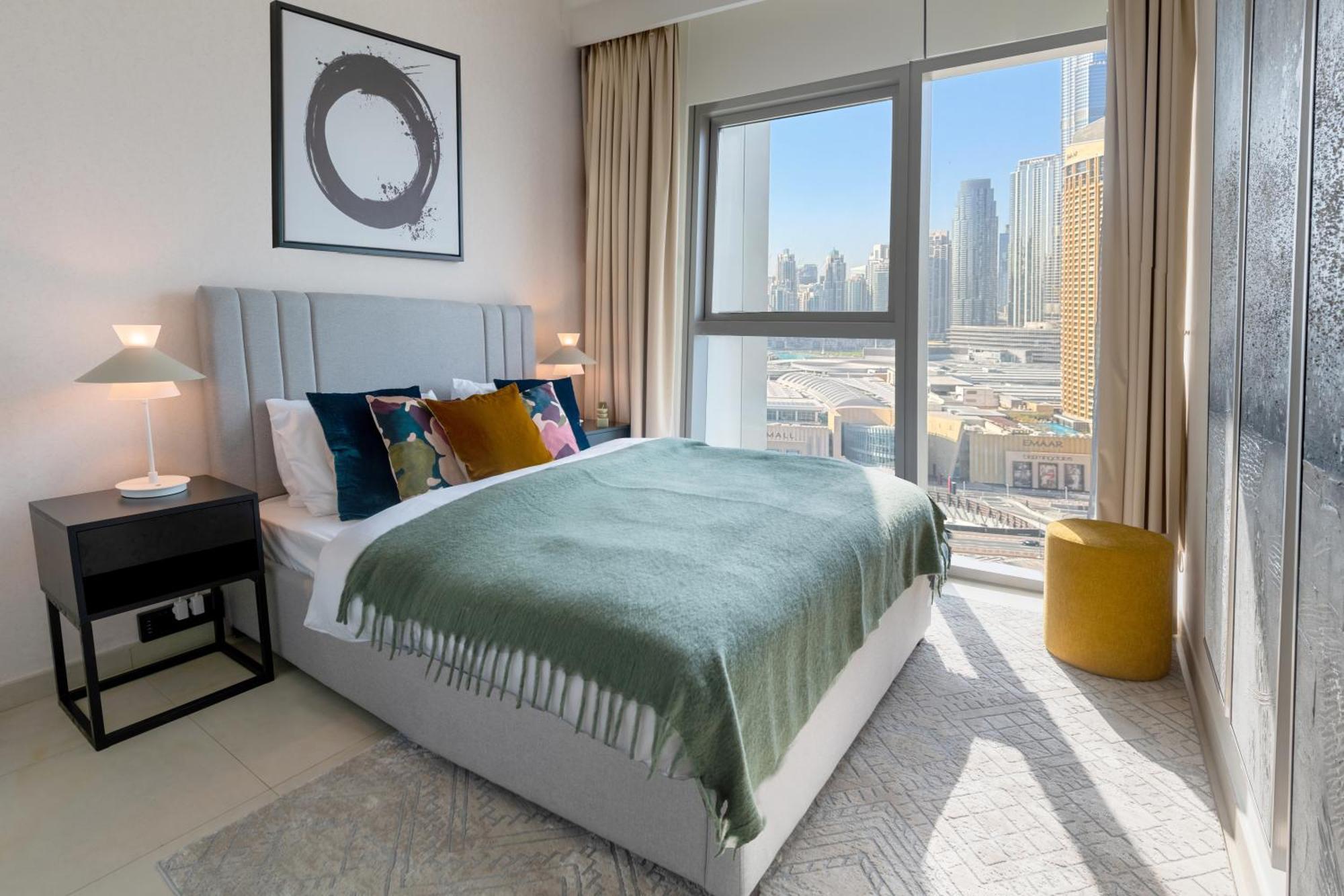 Apartment Burj Khalifa Lifestyle Boost! Fabulous 4bed Open View Corner Mall Access *
