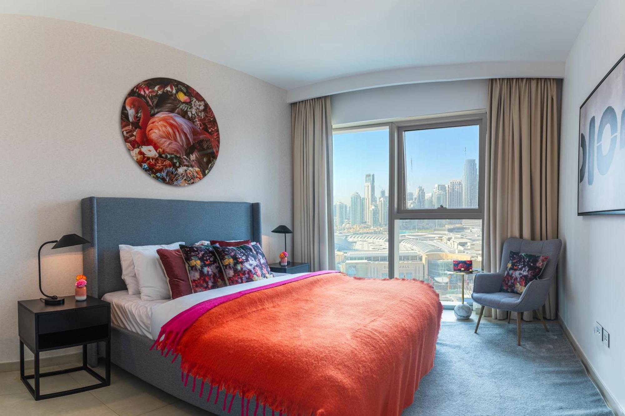 Apartment Burj Khalifa Lifestyle Boost! Fabulous 4bed Open View Corner Mall Access Dubai