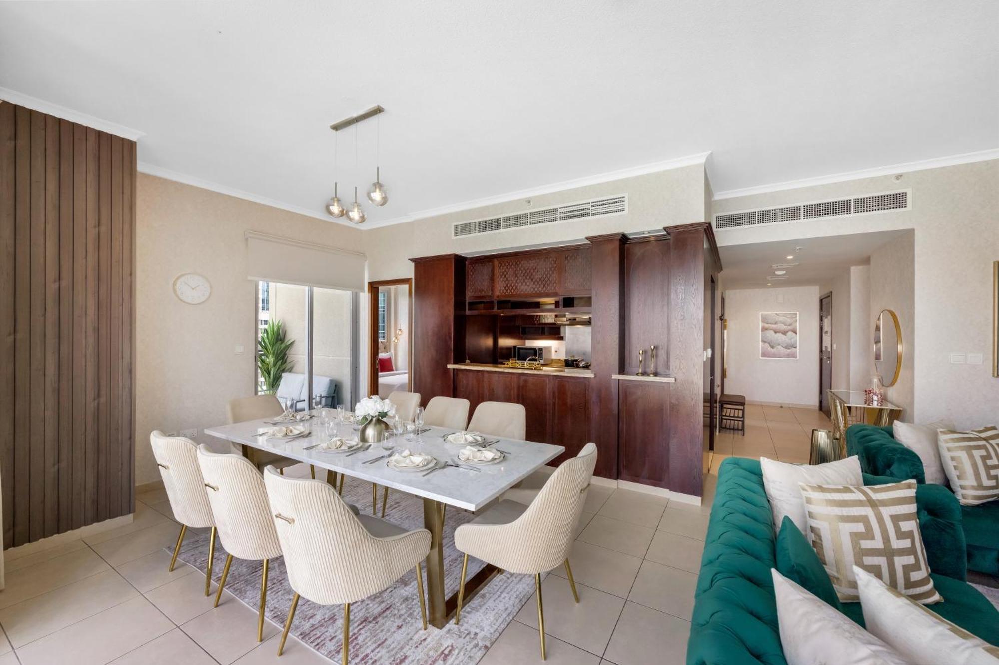 Apartment Durrani Homes - Lavish 3br Besides Burj Khalifa And Fountain View *