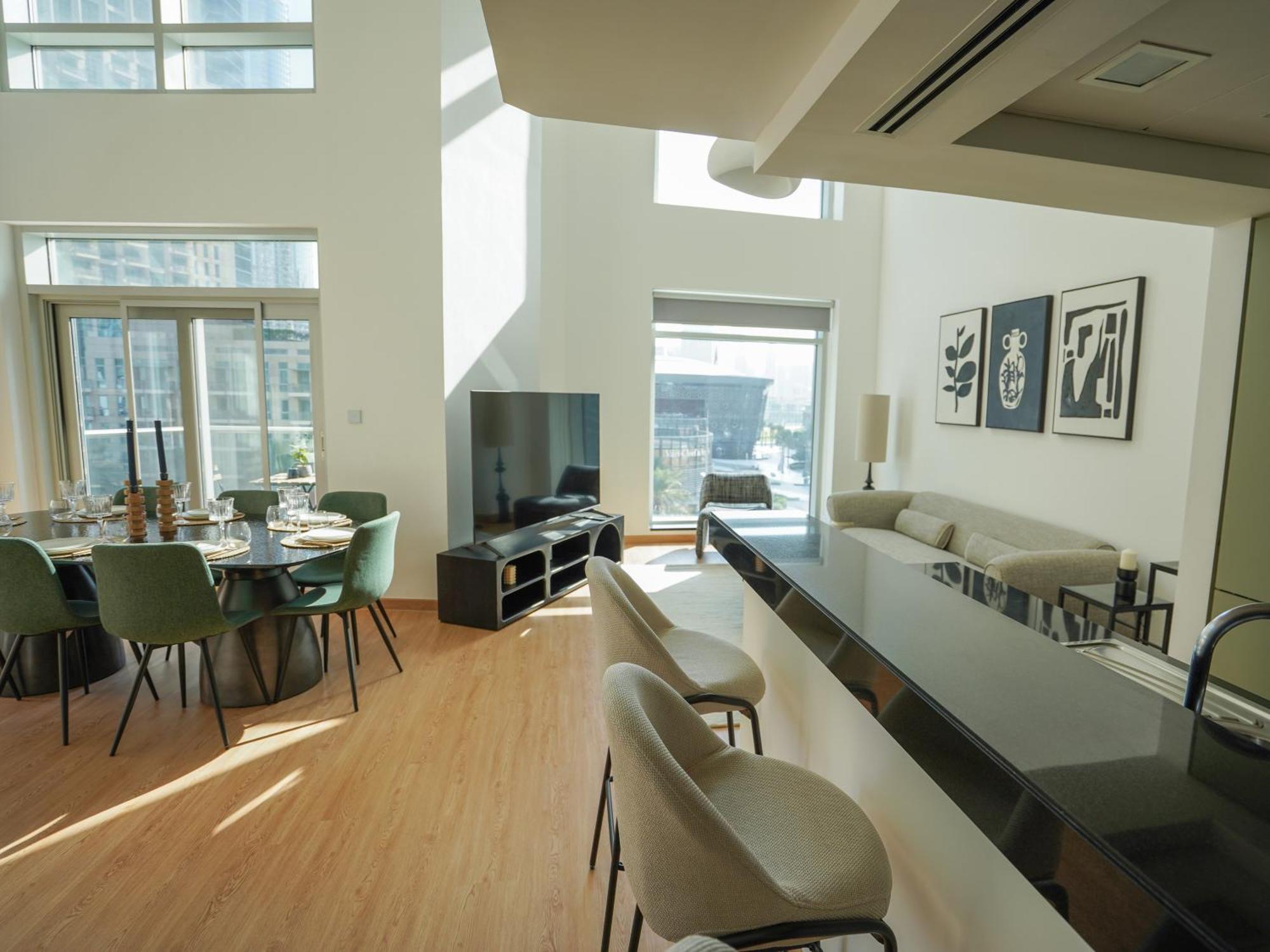Apartment 3br Loft I Burj Khalifa & Mall *