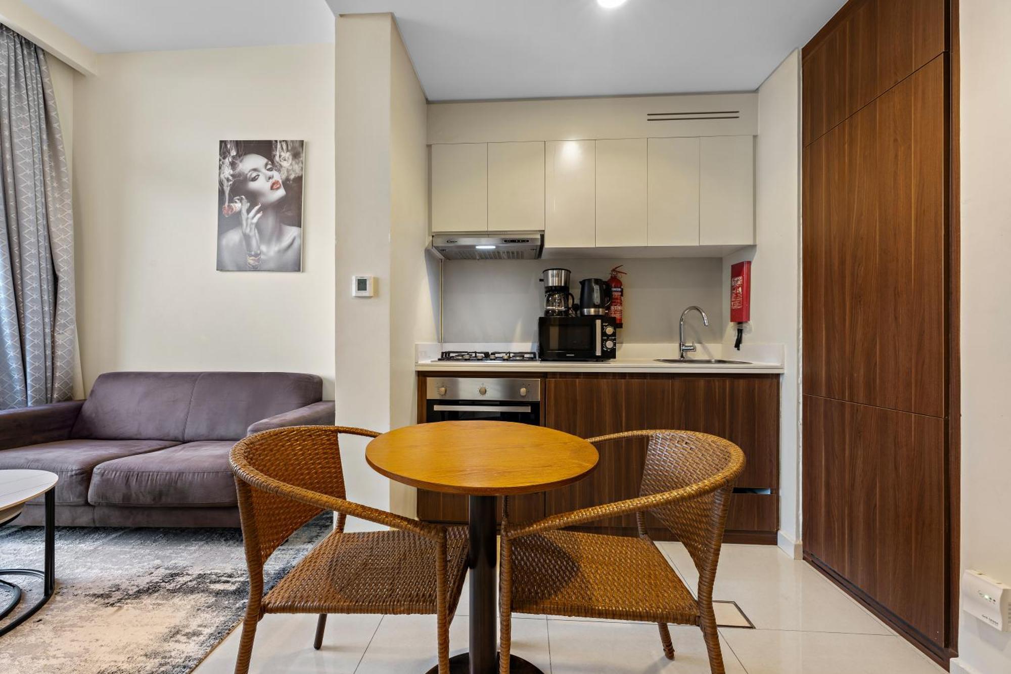 In Downtown Apartment *