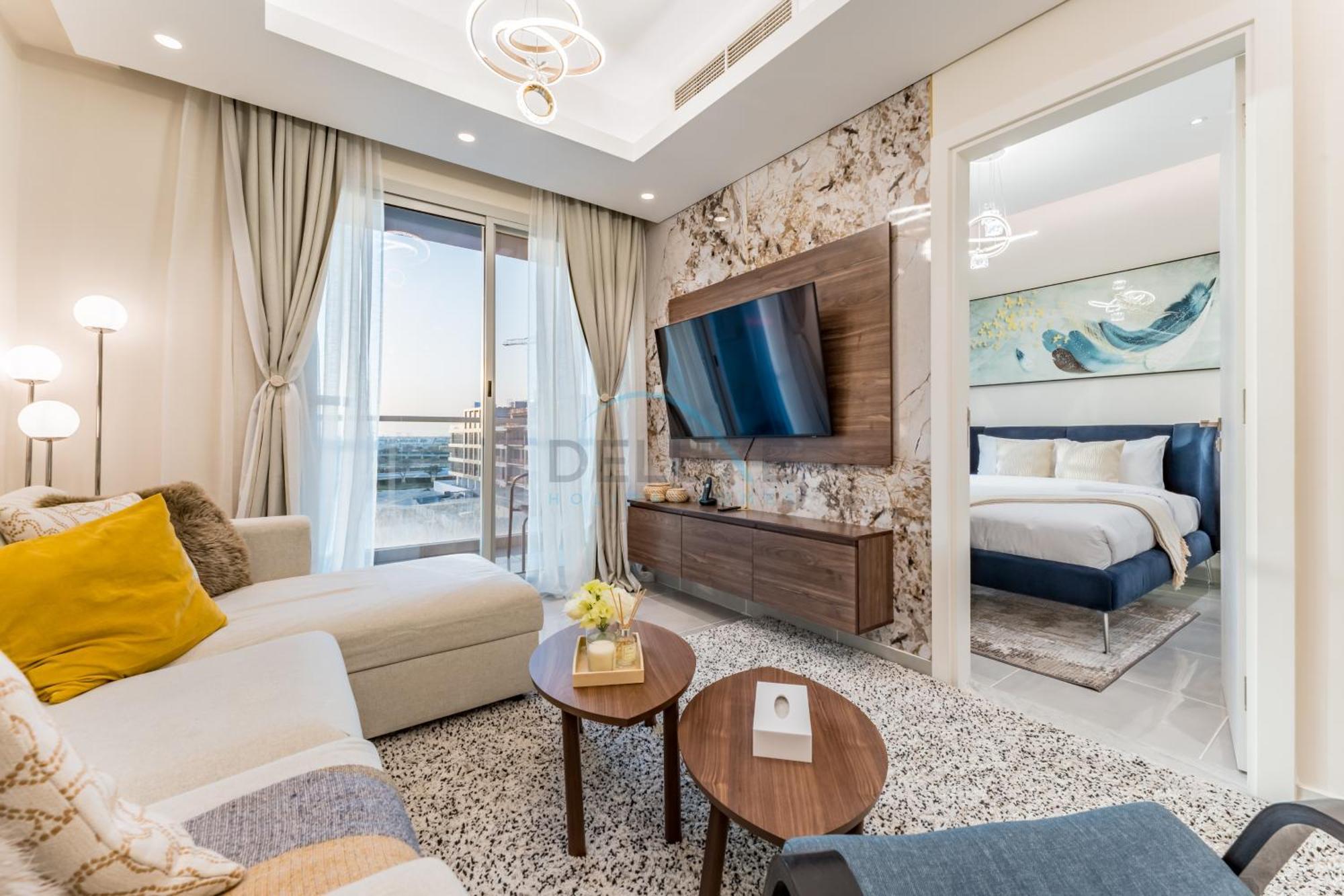 View 1br With Private Balcony Near Golf Clubs, Centurion Onyx, Nad Al Sheba By Deluxe Homes Apartment Dubai