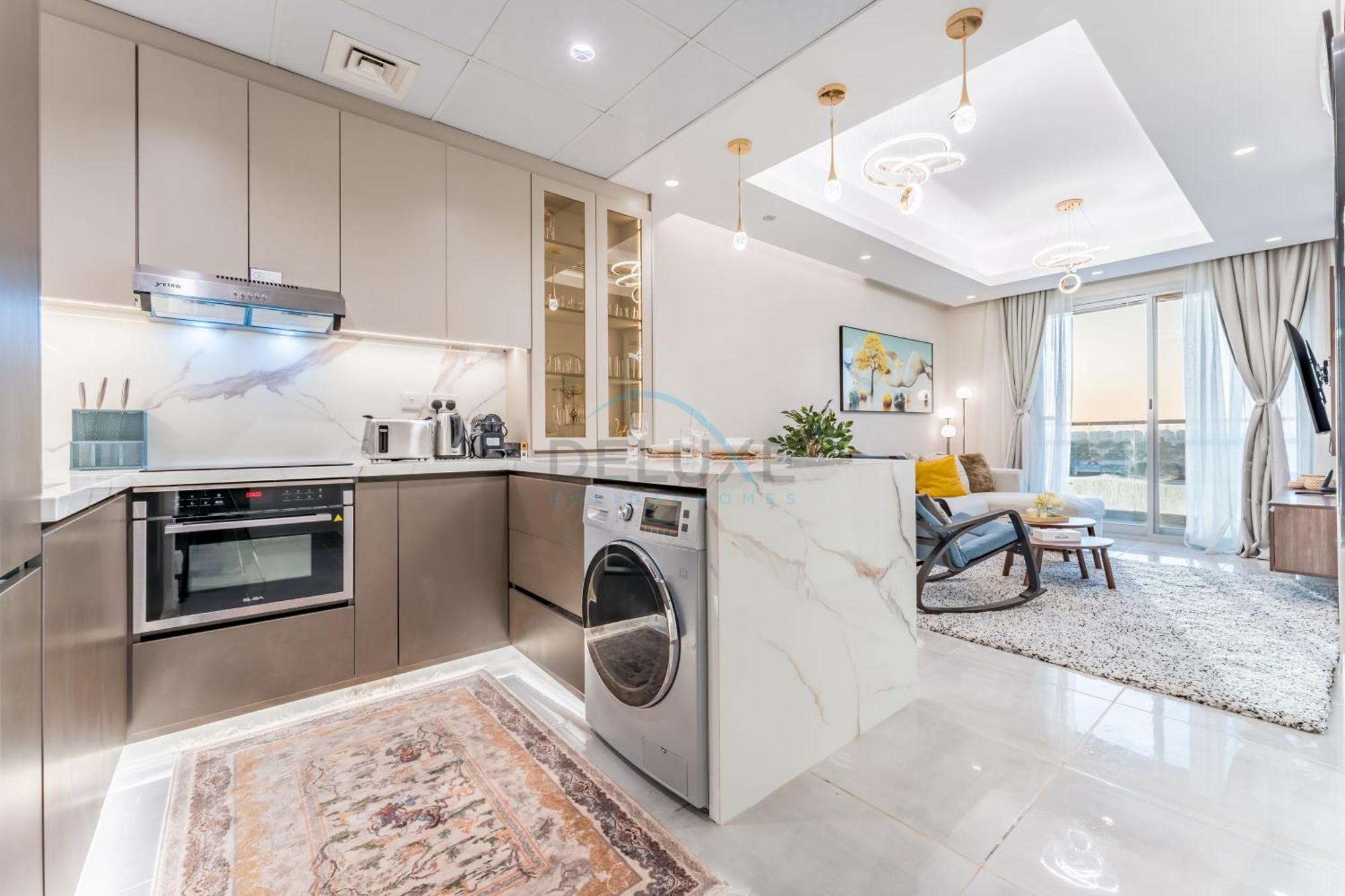 Apartment View 1br With Private Balcony Near Golf Clubs, Centurion Onyx, Nad Al Sheba By Deluxe Homes Dubai