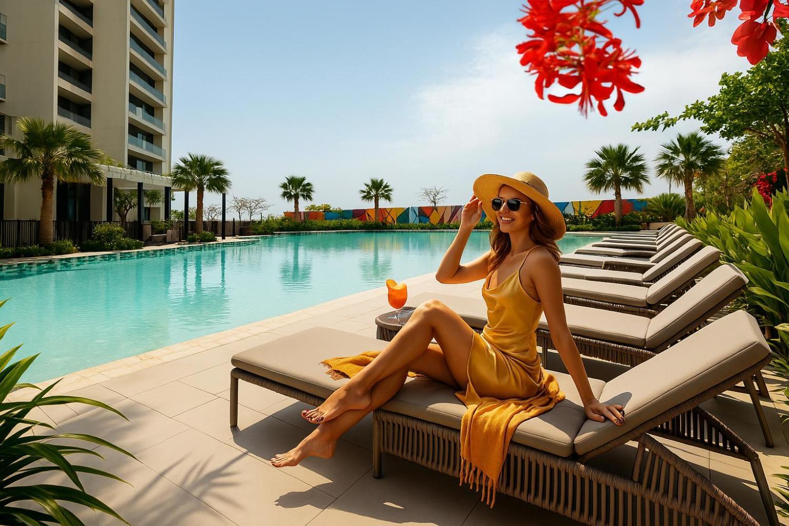 Keyrock Living - Stylish With Pool & Gym Dubai