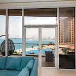 Tiara Residence Palm Jumeirah 1Br Sea & Burj Al Arab View , Private Beach, Pool