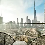 Cinematic&Chic Burj Khalifa &Fountain View 2Br Apt