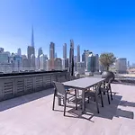 Azure Accents Apartment With Burj Khalifa View