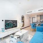 Azure Accents Apartment With Burj Khalifa View