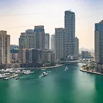 Spacious & Luxurious 1Br Apartment - Best Marina Views - 3Mn Walk To Tram, Jbr & Beach (Adults Only)
