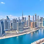 Lux Studio In Business Bay -10 Mins To Burj Khalifa - Binghatti Canal