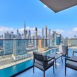 Lux Studio In Business Bay -10 Mins To Burj Khalifa - Binghatti Canal