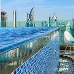 Full Burj Khalifa View Lux 2Bedroom With Rooftop Pool Central Location In Paramount Hotel Midtown