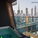 Binghatti Canal , Burj Khalifa View With Private Jacuzzi And Cinema Screen ,Kings