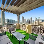 Manzil - Cozy 2Br Penthouse With Private Terrace And Full Burj View In Downtown