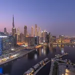 Canal Front Apartment With Burj Khalifa View By Suiteable