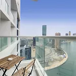 Manzil - Luxurious 1Br Waterfront Apartment At Damac Maison Prive With Burj Views