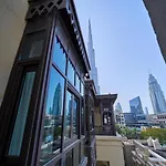 Burj Khalifa Partial View Peak Living Luxury 2Br Souk Al-Bahar Beside Dubai Mall-Golden Homes