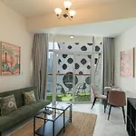Millennium Binghatti Residence - Studio Apartment With Burj Khalifa View - Allsopp & Allsopp