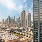 Nice 3 Bedrooms Apartment In Damac Maison Mall Street! Burj Khalifa View! 2 Minute Walk To Dubai Mall!