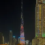 New Old Town Burj Khalifa View Apartment With 1 Bedroom And Extra Powder Room