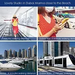 Lovely Studio In Dubai Marina Near Beach Z1009