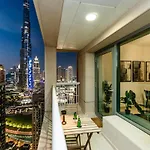 King 1Br Apartment With Burj Khalifa & Fountain View