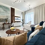 Trophy - Santorini Studio Burjkhalifa & Canal Views Sofa Bed