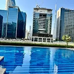 Chic 1-Bedroom Retreat With Stunning Canal View Near Burj Khalifa & Business Bay