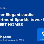 Super Elegant Studio Apartment-Sparkle Tower By Sweet Homes