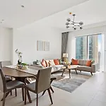 Skyline 3Bdr Plus 1Guest Room With Burj Khalifa & Fountain View