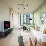 Creek Island Retreat With Balcony, Pool & Gym