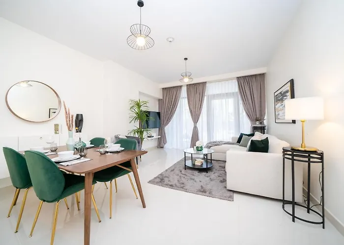 Higuests - Chic Apt With Balcony And Pool Near Burj Khalifa