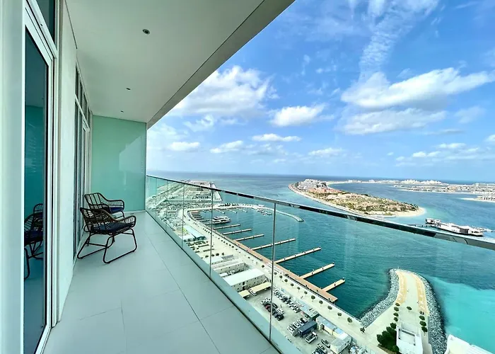 Dar Vacation - Luxury White & Badge 1Bdr Apartment Palm View