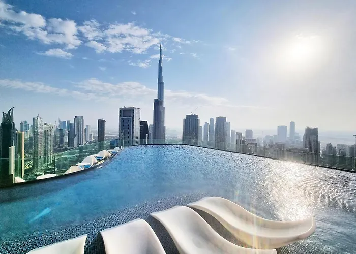 Downtown\'S Highest Pool & Full 5-Star Hotel Luxury With Gym, Spa And Restaurants