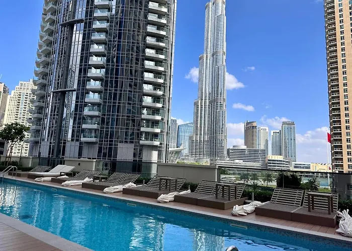 Burj Khalifa View - Modern 1Bdr Apartment